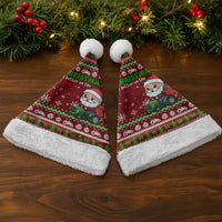 Tractor Santa Christmas Santa Hat Xmas Holiday Patterns - Wonder Print Shop