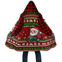 Tractor Santa Christmas Cloak Xmas Holiday Patterns - Wonder Print Shop