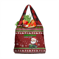 Tractor Santa Christmas Grocery Bag Xmas Holiday Patterns - Wonder Print Shop