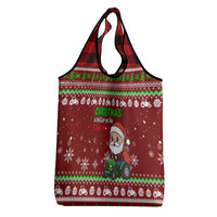 Tractor Santa Christmas Grocery Bag Xmas Holiday Patterns - Wonder Print Shop