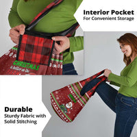 Tractor Santa Christmas Grocery Bag Xmas Holiday Patterns - Wonder Print Shop