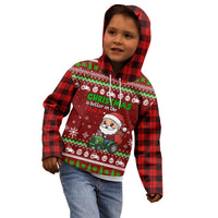 Tractor Santa Christmas Kid Hoodie Xmas Holiday Patterns - Wonder Print Shop