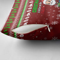 Tractor Santa Christmas Pillow Cover Xmas Holiday Patterns - Wonder Print Shop