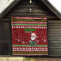 Tractor Santa Christmas Quilt Xmas Holiday Patterns - Wonder Print Shop