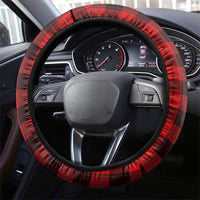 Tractor Santa Christmas Steering Wheel Cover Xmas Holiday Patterns - Wonder Print Shop