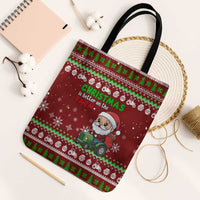 Tractor Santa Christmas Tote Bag Xmas Holiday Patterns - Wonder Print Shop