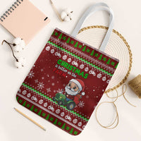 Tractor Santa Christmas Tote Bag Xmas Holiday Patterns - Wonder Print Shop