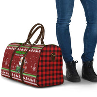 Tractor Santa Christmas Travel Bag Xmas Holiday Patterns - Wonder Print Shop