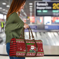 Tractor Santa Christmas Travel Bag Xmas Holiday Patterns - Wonder Print Shop