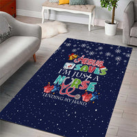 Nurse Life Jesus Christmas Area Rug Xmas Holiday Patterns - Wonder Print Shop