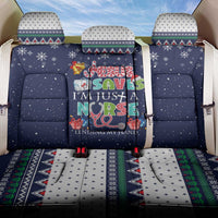 Nurse Life Jesus Christmas Back Car Seat Cover Xmas Holiday Patterns - Wonder Print Shop