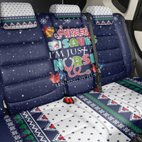 Nurse Life Jesus Christmas Back Car Seat Cover Xmas Holiday Patterns - Wonder Print Shop