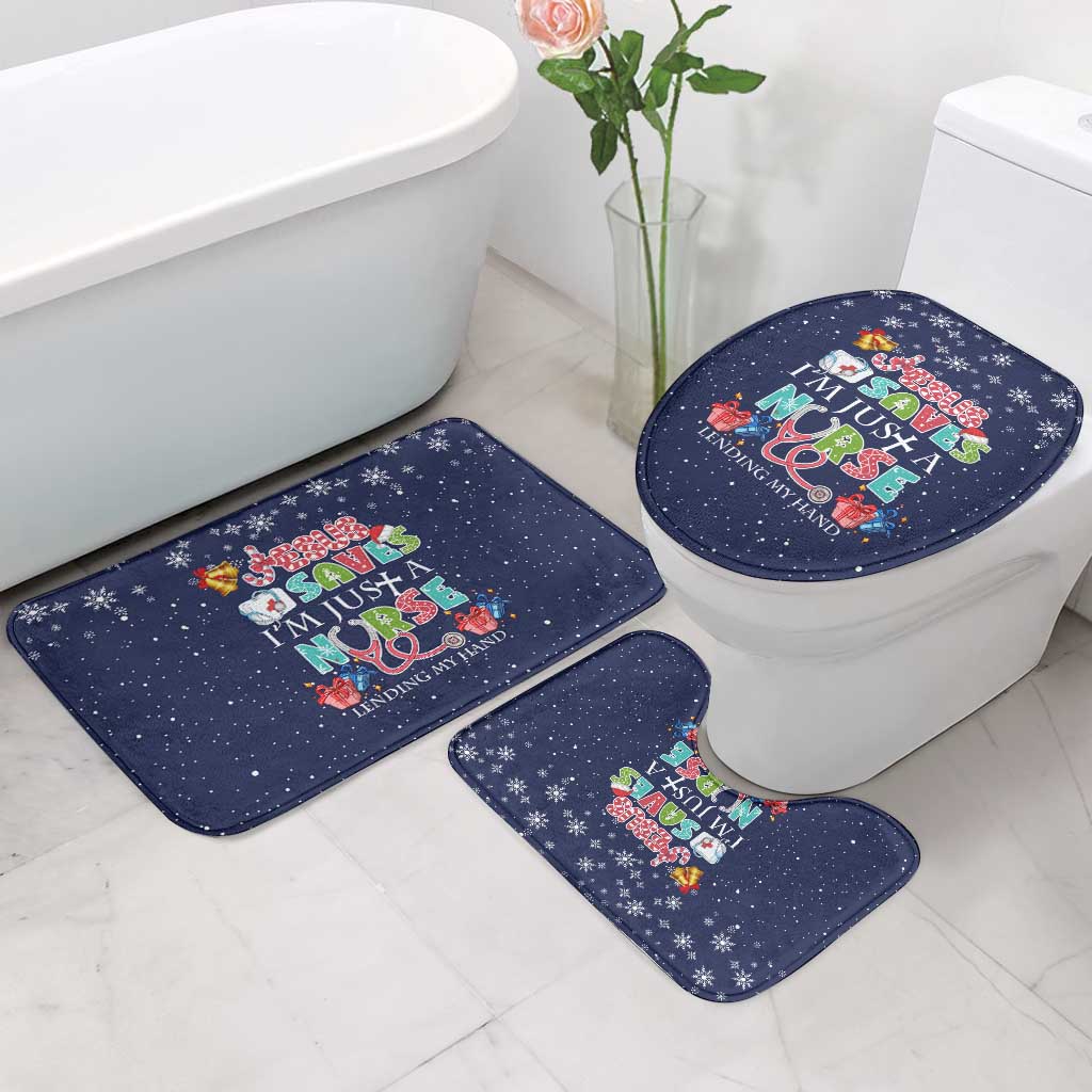 Nurse Life Jesus Christmas Bathroom Set Xmas Holiday Patterns - Wonder Print Shop