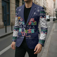 Nurse Life Jesus Christmas Blazer Xmas Holiday Patterns - Wonder Print Shop
