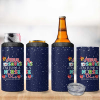 Nurse Life Jesus Christmas 4 in 1 Can Cooler Tumbler Xmas Holiday Patterns - Wonder Print Shop