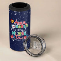 Nurse Life Jesus Christmas 4 in 1 Can Cooler Tumbler Xmas Holiday Patterns - Wonder Print Shop