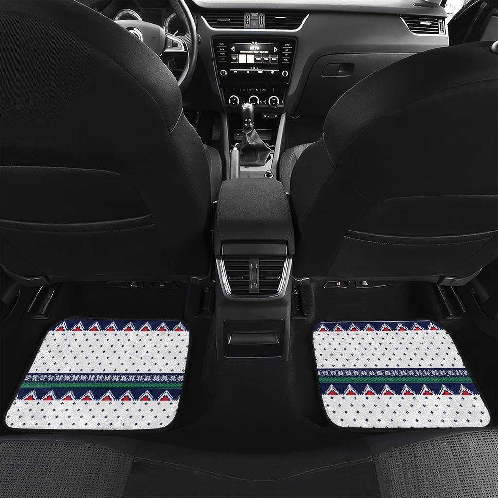 Nurse Life Jesus Christmas Car Mats Xmas Holiday Patterns - Wonder Print Shop