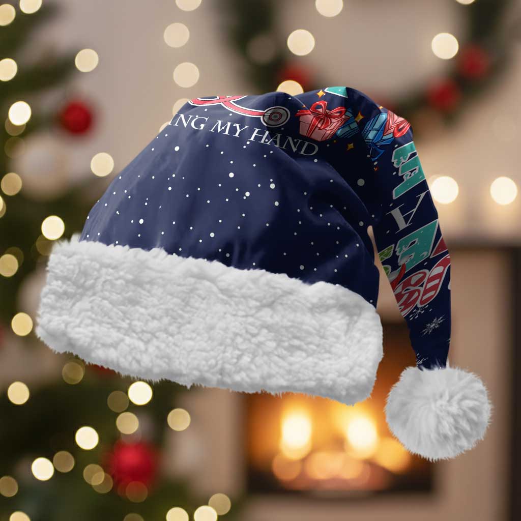 Nurse Life Jesus Christmas Santa Hat Xmas Holiday Patterns - Wonder Print Shop