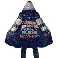 Nurse Life Jesus Christmas Cloak Xmas Holiday Patterns - Wonder Print Shop