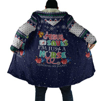 Nurse Life Jesus Christmas Cloak Xmas Holiday Patterns - Wonder Print Shop