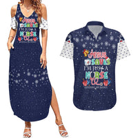 Nurse Life Jesus Christmas Couples Matching Summer Maxi Dress and Hawaiian Shirt Xmas Holiday Patterns - Wonder Print Shop