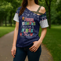 Nurse Life Jesus Christmas Cross Shoulder Shirt Xmas Holiday Patterns - Wonder Print Shop