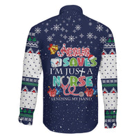 Nurse Life Jesus Christmas Family Matching Long Sleeve Bodycon Dress and Hawaiian Shirt Xmas Holiday Patterns - Wonder Print Shop