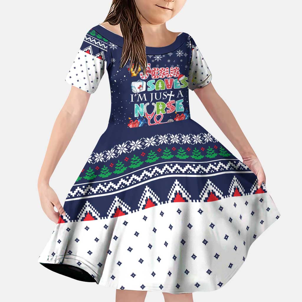 Nurse Life Jesus Christmas Family Matching Mermaid Dress and Hawaiian Shirt Xmas Holiday Patterns - Wonder Print Shop