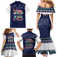 Nurse Life Jesus Christmas Family Matching Mermaid Dress and Hawaiian Shirt Xmas Holiday Patterns - Wonder Print Shop
