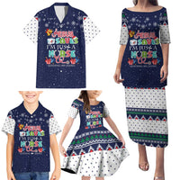 Nurse Life Jesus Christmas Family Matching Puletasi and Hawaiian Shirt Xmas Holiday Patterns - Wonder Print Shop