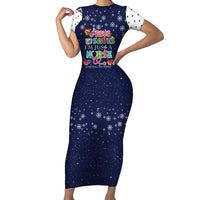 Nurse Life Jesus Christmas Family Matching Short Sleeve Bodycon Dress and Hawaiian Shirt Xmas Holiday Patterns - Wonder Print Shop