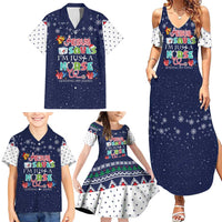 Nurse Life Jesus Christmas Family Matching Summer Maxi Dress and Hawaiian Shirt Xmas Holiday Patterns - Wonder Print Shop