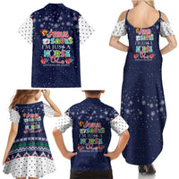 Nurse Life Jesus Christmas Family Matching Summer Maxi Dress and Hawaiian Shirt Xmas Holiday Patterns - Wonder Print Shop
