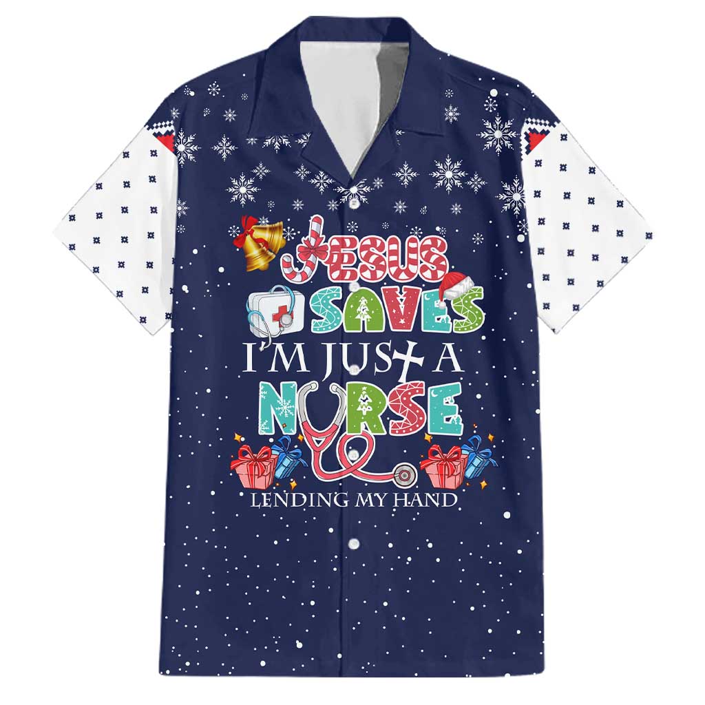 Nurse Life Jesus Christmas Family Matching Summer Maxi Dress and Hawaiian Shirt Xmas Holiday Patterns - Wonder Print Shop