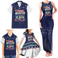Nurse Life Jesus Christmas Family Matching Tank Maxi Dress and Hawaiian Shirt Xmas Holiday Patterns - Wonder Print Shop