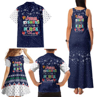 Nurse Life Jesus Christmas Family Matching Tank Maxi Dress and Hawaiian Shirt Xmas Holiday Patterns - Wonder Print Shop