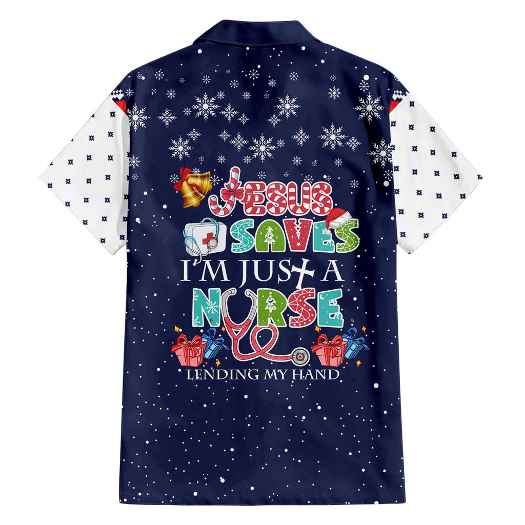 Nurse Life Jesus Christmas Family Matching Tank Maxi Dress and Hawaiian Shirt Xmas Holiday Patterns - Wonder Print Shop