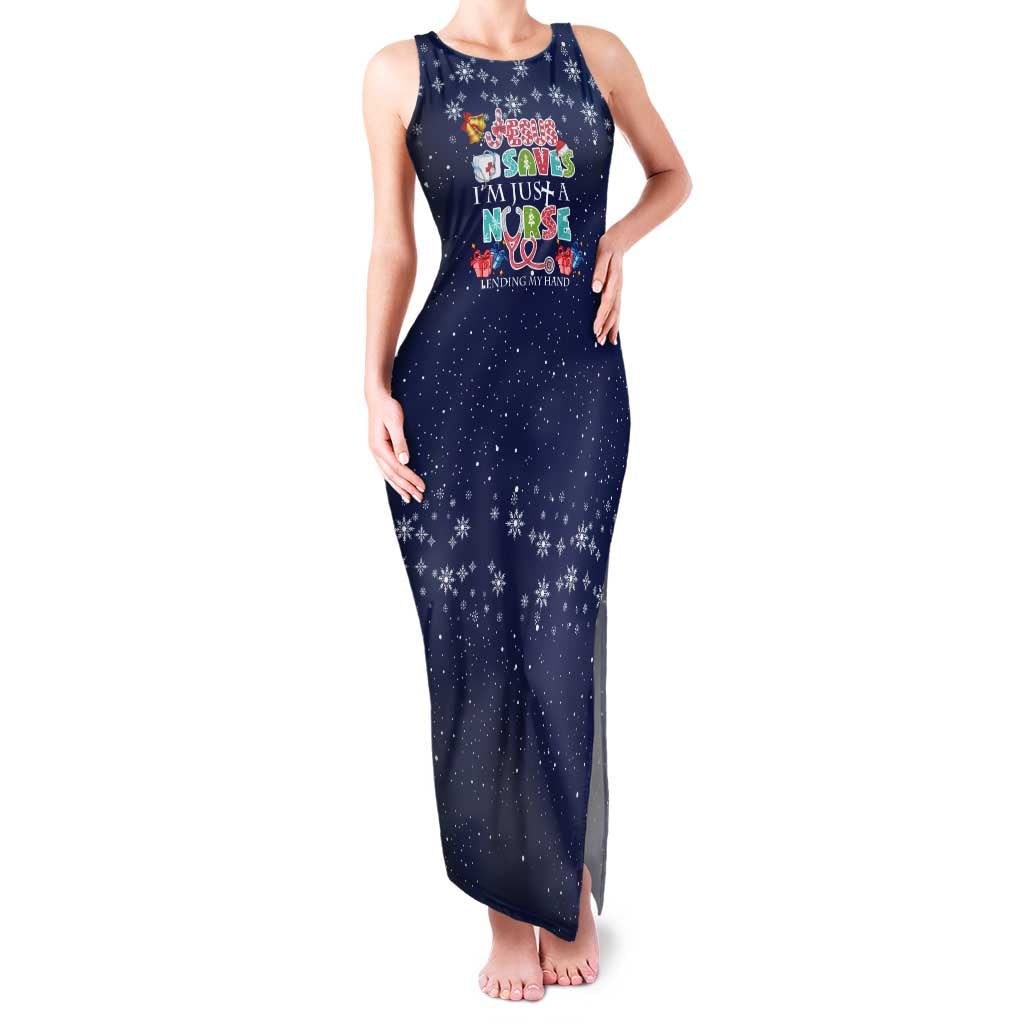 Nurse Life Jesus Christmas Family Matching Tank Maxi Dress and Hawaiian Shirt Xmas Holiday Patterns - Wonder Print Shop