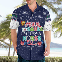 Nurse Life Jesus Christmas Hawaiian Shirt Xmas Holiday Patterns - Wonder Print Shop