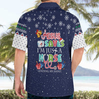 Nurse Life Jesus Christmas Hawaiian Shirt Xmas Holiday Patterns - Wonder Print Shop