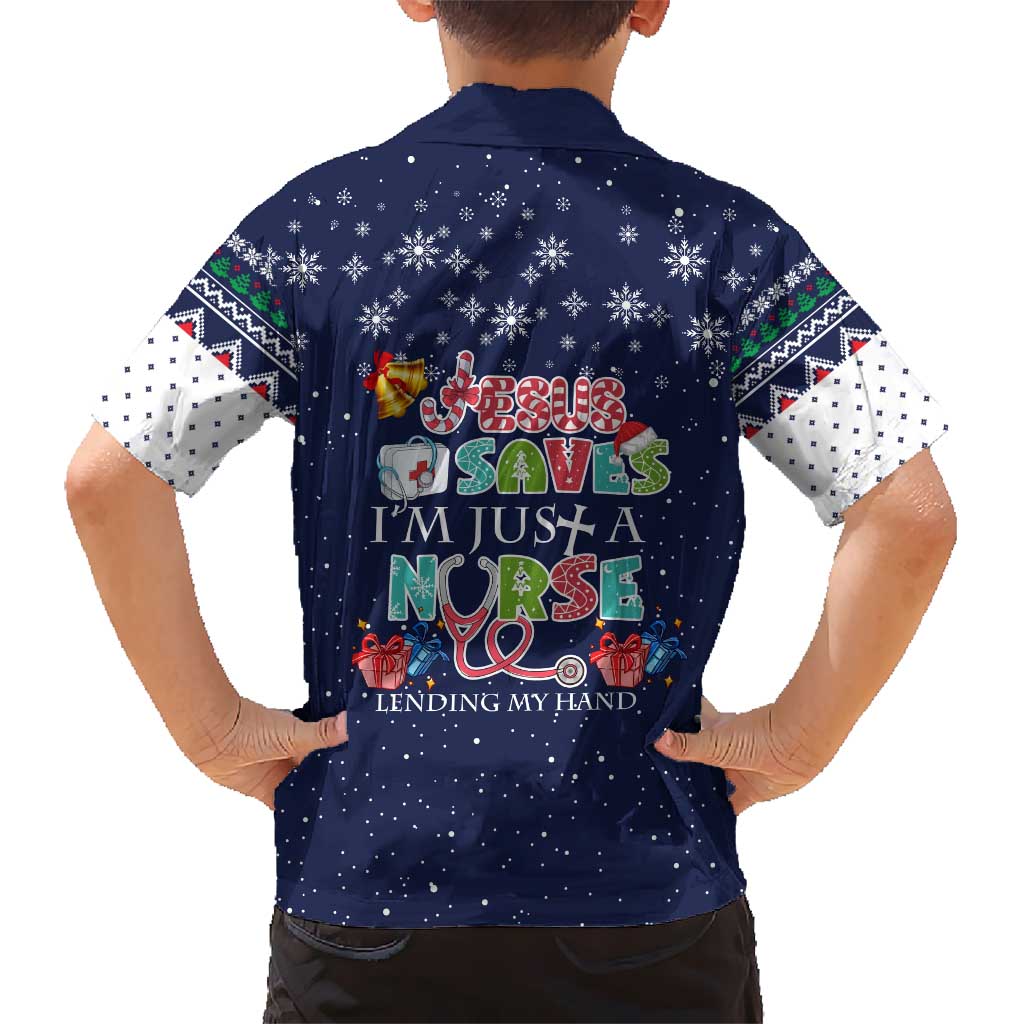 Nurse Life Jesus Christmas Hawaiian Shirt Xmas Holiday Patterns - Wonder Print Shop
