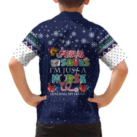 Nurse Life Jesus Christmas Hawaiian Shirt Xmas Holiday Patterns - Wonder Print Shop