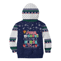 Nurse Life Jesus Christmas Kid Hoodie Xmas Holiday Patterns - Wonder Print Shop