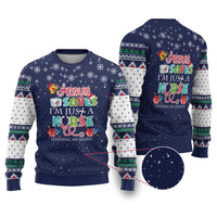 Nurse Life Jesus Christmas Ugly Christmas Sweater Xmas Holiday Patterns - Wonder Print Shop