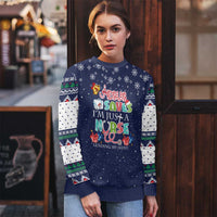 Nurse Life Jesus Christmas Ugly Christmas Sweater Xmas Holiday Patterns - Wonder Print Shop