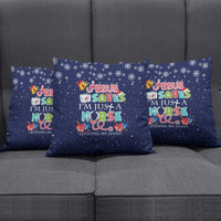 Nurse Life Jesus Christmas Pillow Cover Xmas Holiday Patterns - Wonder Print Shop