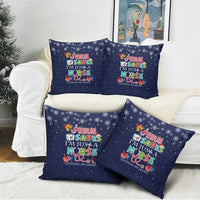 Nurse Life Jesus Christmas Pillow Cover Xmas Holiday Patterns - Wonder Print Shop