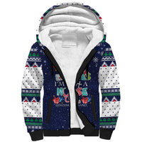 Nurse Life Jesus Christmas Sherpa Hoodie Xmas Holiday Patterns - Wonder Print Shop