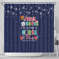Nurse Life Jesus Christmas Shower Curtain Xmas Holiday Patterns - Wonder Print Shop
