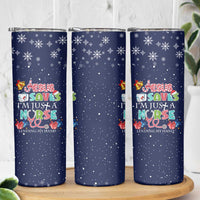 Nurse Life Jesus Christmas Skinny Tumbler Xmas Holiday Patterns - Wonder Print Shop